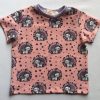 Baby t-shirt med baby enhjørning - oeko-tex - bomulad-elastan