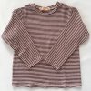 T-shirt-med-lange-aermer-aubershine-rosa-stribet-oekotex-bomuld-elastan