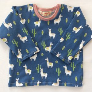 T-shirt-med-lange-aermer-lamaer-mellemblaa-oeko-tex-bomuld-elastan